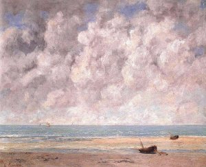 The Calm Sea by Gustave Courbet Oil Painting
