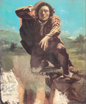 The Desperate Man by Gustave Courbet Oil Painting