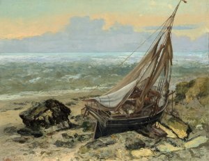 The Fishing Boat by Gustave Courbet Oil Painting