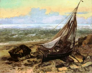 The Fishing Boat by Gustave Courbet Oil Painting