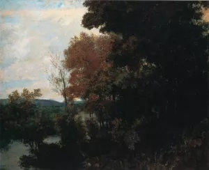 The Forest Edge by Gustave Courbet - Oil Painting Reproduction