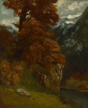 The Glen at Ornans by Gustave Courbet Oil Painting