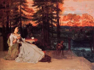 The Lady of Frankfurt by Gustave Courbet - Oil Painting Reproduction
