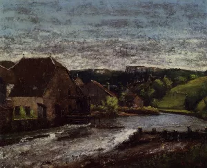 The Loue Valley by Gustave Courbet Oil Painting