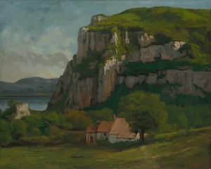 The Rock of Hautepierre by Gustave Courbet Oil Painting