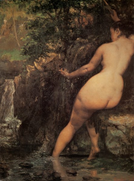 The Source by Gustave Courbet - Hand-Painted Oil Painting Reproduction