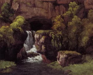 The Source of the Lison by Gustave Courbet - Oil Painting Reproduction