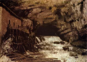 The Source of the Loue 2 by Gustave Courbet - Oil Painting Reproduction