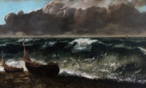 The Wave by Gustave Courbet Oil Painting