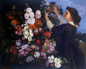 Trellis by Gustave Courbet Oil Painting
