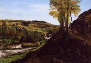 Valley of Ornans by Gustave Courbet Oil Painting