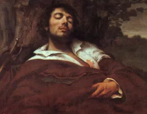 Wounded Man by Gustave Courbet Oil Painting