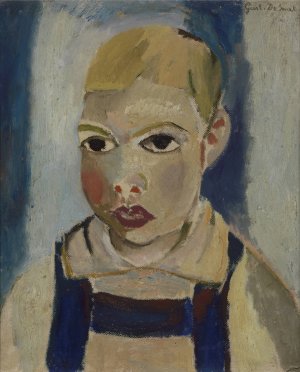 Child's head by Gustave De Smet Oil Painting