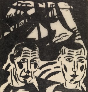 Dutch Fishermen by Gustave De Smet Oil Painting