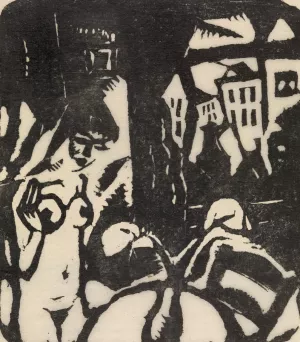 Interior with Nude by Gustave De Smet Oil Painting