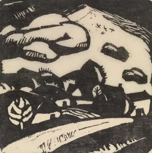 Landscape by Gustave De Smet Oil Painting