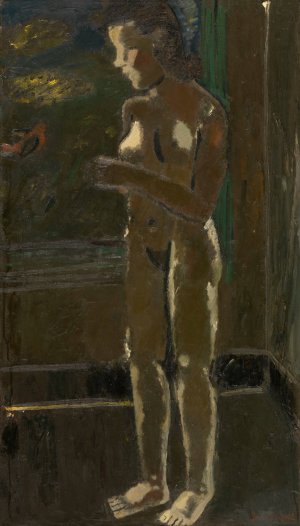Standing Nude by Gustave De Smet Oil Painting