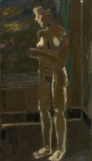 Standing Nude by Gustave De Smet Oil Painting