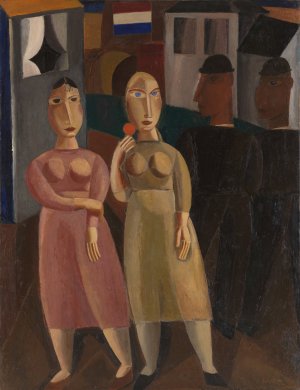 Sunday by Gustave De Smet Oil Painting