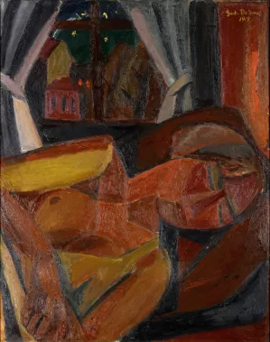 Woman Sleeping by Gustave De Smet Oil Painting