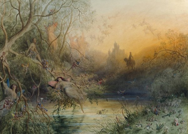 Main Product Photo of Fairy Land  Painting by Gustave Dore