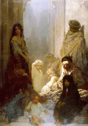 La Siesta by Gustave Dore - Oil Painting Reproduction