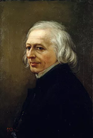 Portrait de Charles Philipon by Gustave Dore Oil Painting