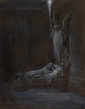 The Calling of Samuel by Gustave Dore Oil Painting