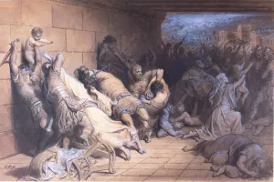 The Martyrdom of the Holy Innocents by Gustave Dore - Oil Painting Reproduction
