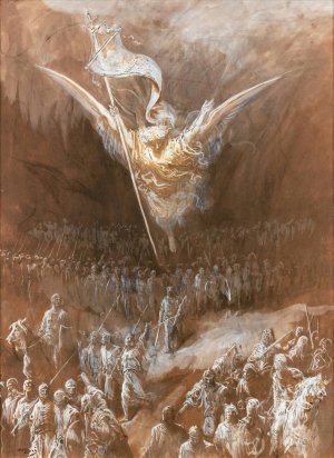 The Way to Jerusalem by Gustave Dore Oil Painting