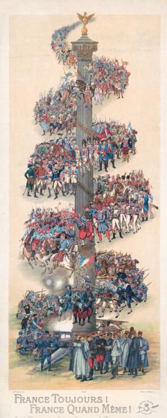 France toujours! France quand meme! by Gustave Fraipont Oil Painting