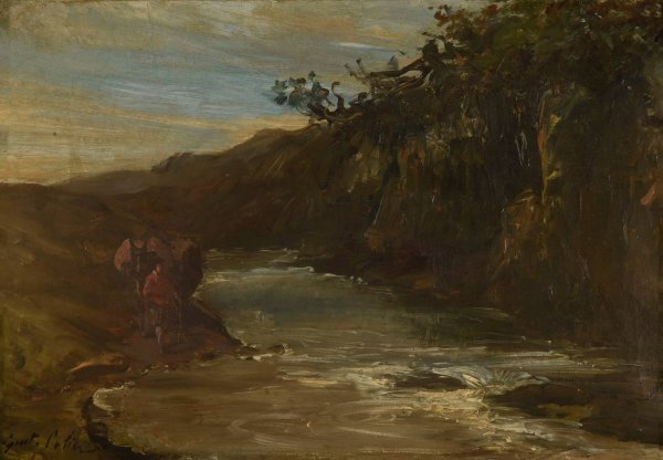 Main Product Photo of Paysage  Painting by Gustave Henri Colin