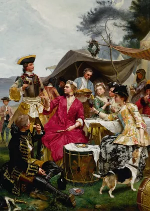 La Bienvenue by Gustave Jean Jacquet Oil Painting