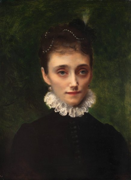 Main Product Photo of La duchesse de Talleyrand-Perigord  Painting by Gustave Jean Jacquet