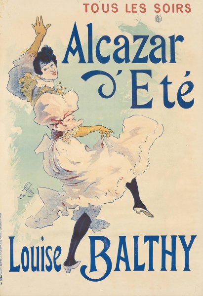 Main Product Photo of Alcazar d'Ete, Louise Balthy  Painting by Jules Cheret