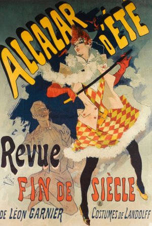 Alcazar D'ete Revue Fin De Siecle Oil painting by Jules Cheret