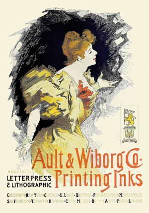 Ault and Wiborg, Ad. 085 Oil painting by Jules Cheret