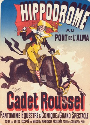 Cadet Roussel by Jules Cheret Oil Painting