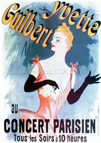Main Product Photo of Concert Parisien Painting by Jules Cheret