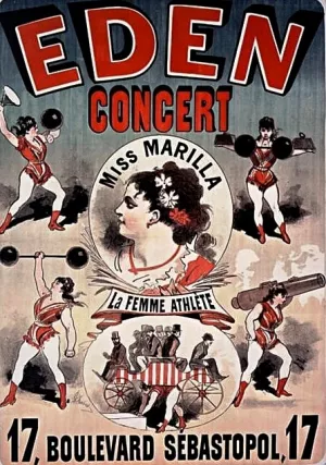 Eden-Concert painting by Jules Cheret