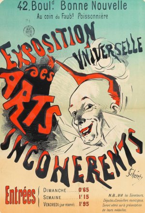 Exposition Universelle Des Arts Incoherents Oil painting by Jules Cheret