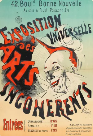 Exposition Universelle Des Arts Incoherents by Jules Cheret Oil Painting