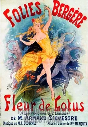 Folies-Bergere painting by Jules Cheret