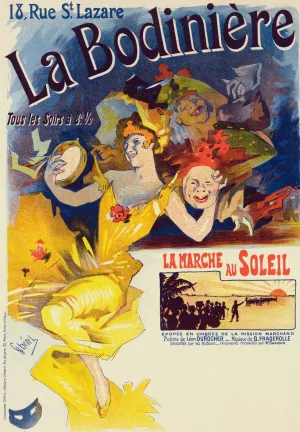 La Bodiniere by Jules Cheret Oil Painting