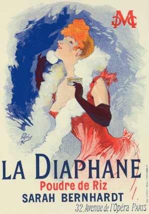 La Diaphane Oil painting by Jules Cheret
