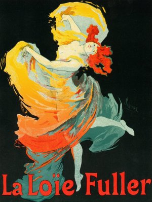 La Loie Fuller by Jules Cheret Oil Painting