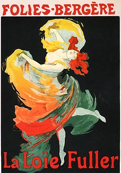 La Loie Fuller by Jules Cheret - Hand-Painted Oil Painting Reproduction