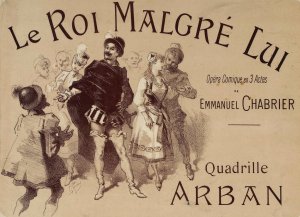 Le Roi Malgre Lui by Jules Cheret Oil Painting