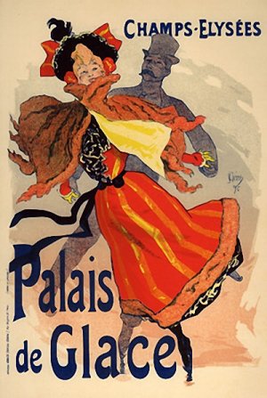 Les Palais de Glace Oil painting by Jules Cheret
