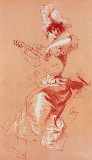 Maitres de l'Affiche by Jules Cheret Oil Painting